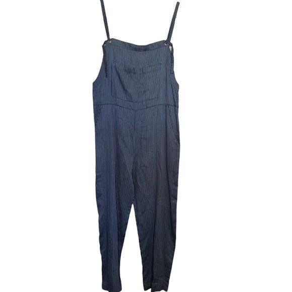Lacausa Striped Overall Jumpsuit - Picture 2 of 7